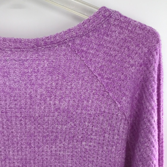 NEW AmericanEagle OutfittersSweater HighLow Purple - Picture 7 of 11